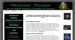 Desktop Screenshot of alchemyrealm.com